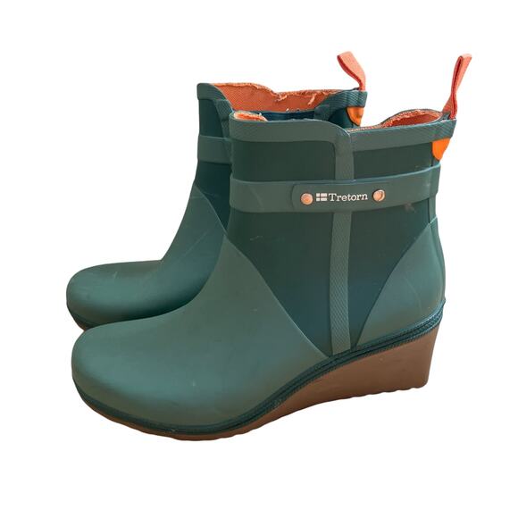 Tretorn Women's Plask Mid Sea Spray Boot Green Size 9 - Picture 4 of 10